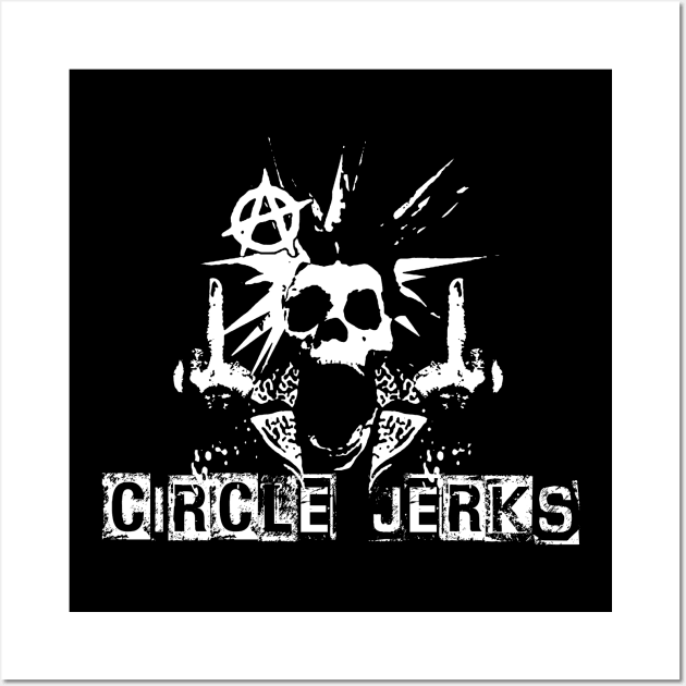 circle jerks skeleton punk Wall Art by calistoneug